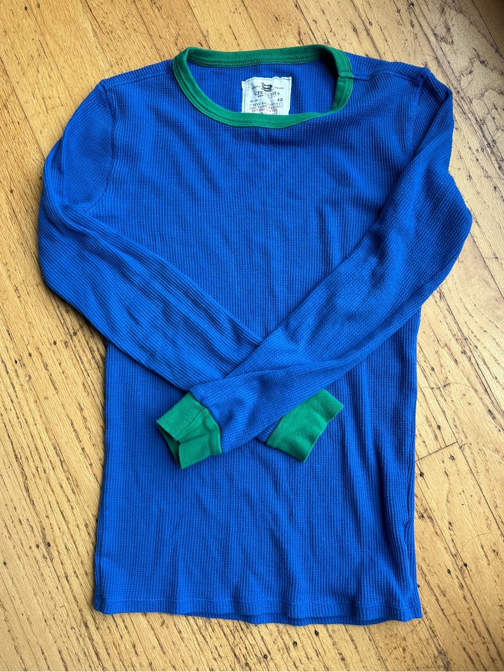 Crewcuts waffle knit pajamas